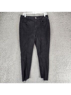 So Jeans Womens 15 Black Stretch Denim Ankle Jegging